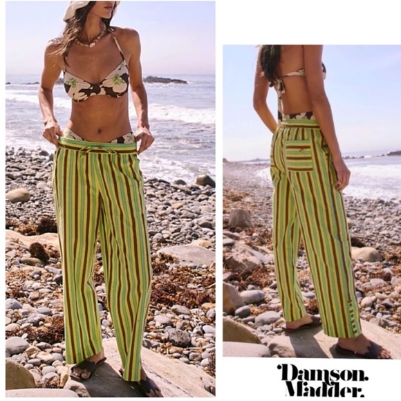 Damson Madder Pants - 💥SALE Nwts-$108 Damson Madder Ritik Trousers 4 “Casual-Chic” High-Rise Pull-On